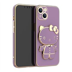 Чехол для iPhone 13 Pro Hello Kitty + зеркало Blueberry