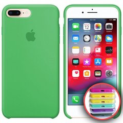 Чехол silicone case for iPhone 7 Plus/8 Plus с микрофиброй и закрытым низом Srearmint