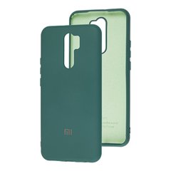 Чехол для Xiaomi Redmi 9 My Colors Full Pine green/Зеленый с закрытым низом и микрофиброй
