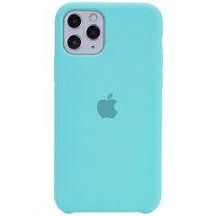 Чехол silicone case for iPhone 11 Pro Max (6.5") (Бирюзовый / Marine Green)