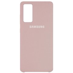 Чехол Silicone Cover (AAA) для Samsung Galaxy S20 FE (Розовый / Pink Sand)