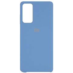 Чехол Silicone Cover (AAA) для Xiaomi Mi 10T / Mi 10T Pro (Синий / Denim Blue)