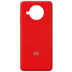 Чохол для Xiaomi Mi 10T Lite / Redmi Note 9 Pro 5G Silicone Full (Червоний / Red) з закритим низом і мікрофібри