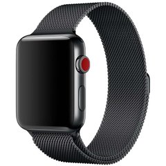 Ремешок Milanese Loop Design для Apple watch 38mm/40mm (Черный)