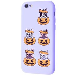 TPU чохол WAVE Fancy для Apple iPhone 6 / 6s (4.7 ") (Dog in pumpkin / Light purple)