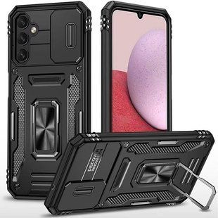 Ударостійкий чохол Camshield Army Ring для Samsung Galaxy S24 (Чорний / Black)