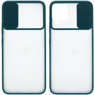 Чехол Camshield mate TPU со шторкой для камеры для Samsung Galaxy M32 Зеленый
