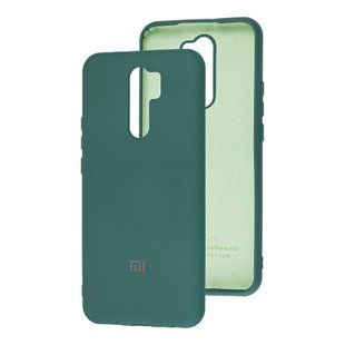Чохол для Xiaomi Redmi 9 My Colors Full Pine green/Зелений з закритим низом і мікрофіброю