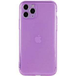 Матовый полупрозрачный TPU чехол с защитой камеры для Apple iPhone 11 Pro Max (6.5") (Сиреневый / Lilac)