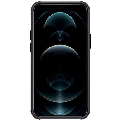 Карбоновая накладка Nillkin CamShield Pro Magnetic для Apple iPhone 13 (6.1"") Черный