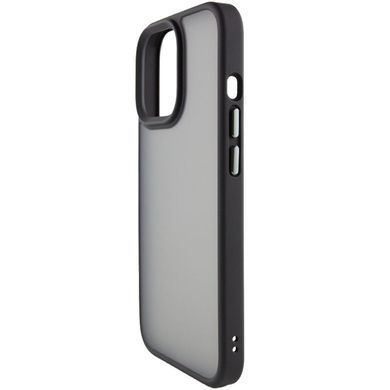 TPU+PC чехол Metal Buttons для Apple iPhone 14 Plus (6.7") Черный