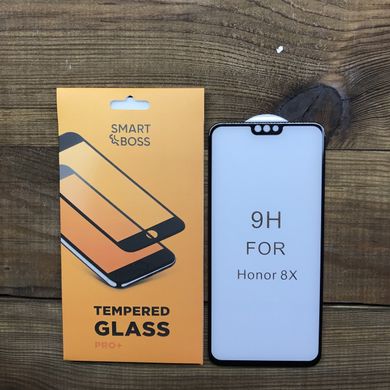 5D стекло изогнутые края для Huawei Honor 8X Black Premium Smart Boss™ Черное