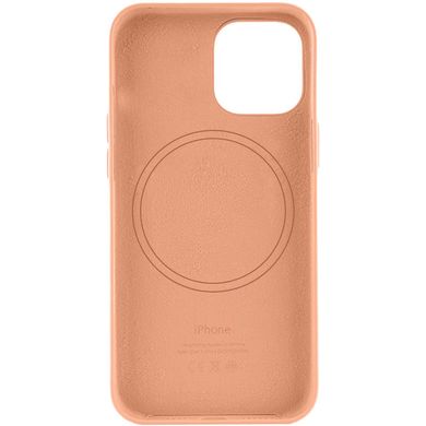 Шкіряний чохол Leather Case (AAA) with MagSafe Apple iPhone 14 Pro Max (6.7") Коричневий / Coppe