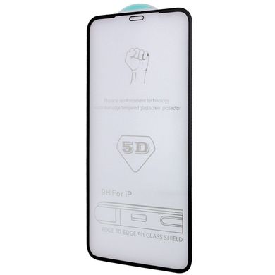 Захисне скло 5D Hard (full glue) (тех.пак) для Apple iPhone 13 Pro Max / 14 Plus Чорний