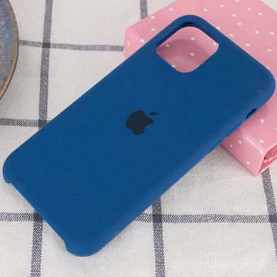 Чехол silicone case for iPhone 11 Pro (5.8") (Синий / Blue Cobalt)