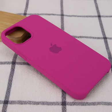 Чехол silicone case for iPhone 12 mini (5.4") (Малиновый /Dragon fruit)