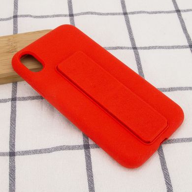 Чохол Silicone Case Hand Holder для Apple iPhone XS Max (6.5") (Червоний / Red)