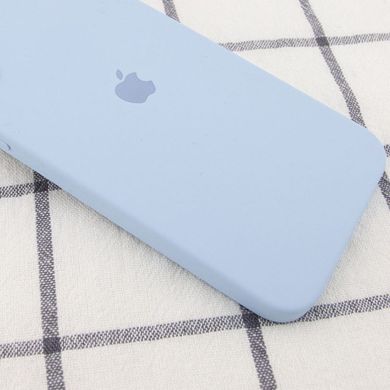 Чехол для Apple iPhone 11 Pro Max Silicone Full camera закрытый низ + защита камеры (Голубой / Mist blue)