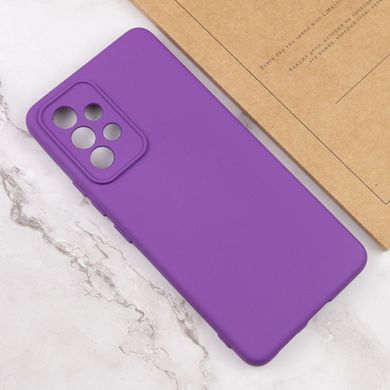 Чехол Silicone Cover Lakshmi Full Camera (A) для Samsung Galaxy A54 5G Фиолетовый / Purple