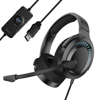 Наушники Baseus GAMO Immersive Virtual 3D Game headphone （PC）, Черный