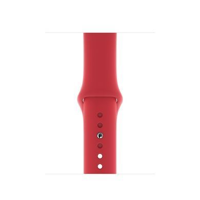 Силиконовый ремешок для Apple watch 42mm / 44mm (Красный / Red)