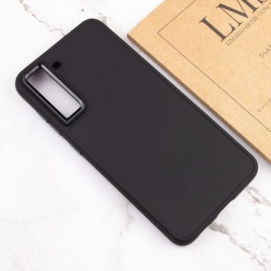 TPU чохол Bonbon Metal Style для Samsung Galaxy S21 FE Чорний / Black