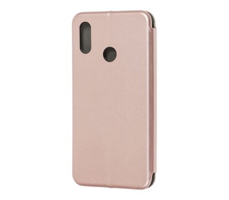 Чехол книжка Premium для Huawei P Smart 2019 розово-золотистый