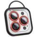 Защитное стекло Metal Sparkles на камеру (в упак.) для Apple iPhone 12 / 12 Pro Красный / Red
