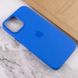 Чохол для Apple Iphone 12 / 12 pro Silicone case Original 1:1 full with Magsafe / Синій / Capri Blue