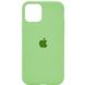 Чохол для iPhone 11 Silicone Full Mint / зеленый / мятний / закритий низ