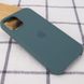 Чехол silicone case for iPhone 12 Pro / 12 (6.1") (Зеленый / Pine green)