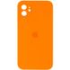 Чохол для iPhone 11 Silicone Full camera помаранчевий / Bright Orange / закритий низ + захист камери