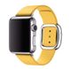 Ремешок для Apple Watch 38/40/41 mm Modern Buckle Leather Yellow/Silver