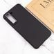 TPU чохол Bonbon Metal Style для Samsung Galaxy S21 FE Чорний / Black