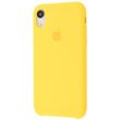 Чехол silicone case for iPhone XR Yellow / Желтый