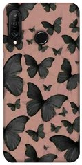 Чехол для Huawei P30 lite PandaPrint Порхающие бабочки паттерн