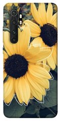Чехол для Xiaomi Mi Note 10 Lite PandaPrint Два подсолнуха цветы