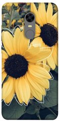 Чохол для Xiaomi Redmi 5 Plus PandaPrint Два соняшнику квіти