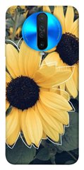 Чехол для Xiaomi Redmi K30 PandaPrint Два подсолнуха цветы