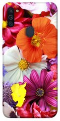 Чохол для Samsung Galaxy M11 PandaPrint Оксамитовий сезон квіти