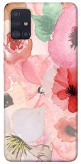 Чехол для Samsung Galaxy A51 PandaPrint Акварельные цветы 3 цветы