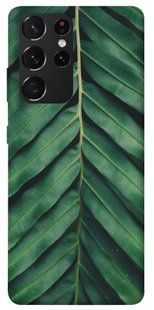 Чехол для Samsung Galaxy S21 Ultra PandaPrint Пальмовый лист цветы