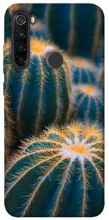 Чехол для Xiaomi Redmi Note 8T PandaPrint Кактусы цветы
