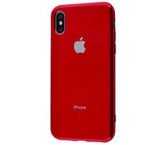 Чохол для iPhone Xs Max Silicone case (TPU) червоний глянцевий