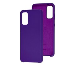 Чехол для Samsung Galaxy S20 (G980) Silky Soft Touch "фиолетовый"