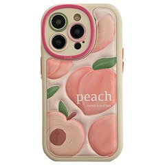 Чехол для iPhone 13 Pro 3d case Peach