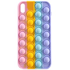 Чехол для iPhone XR Pop-It Case Поп ит Розовый Light Pink/Glycine
