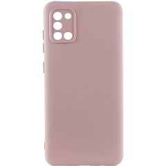 Чохол для Samsung Galaxy A31 Silicone Full camera закритий низ + захист камери Рожевий / Pink Sand