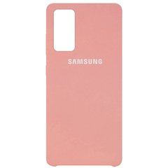 Чехол Silicone Cover (AAA) для Samsung Galaxy S20 FE (Розовый / Pink)