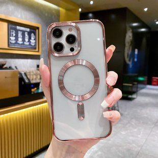 Чохол для iPhone 11 Pro Max Open Shining With MagSafe Rose Gold